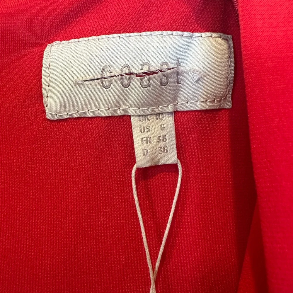 Elegant Red Jumpsuit by EX Coast Red Jumpsuit Size 6 - Picture 4 of 14